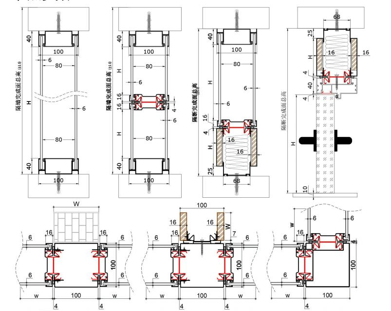 Acoustic Wholesale Price Office Louver Partition Furniture Mulion