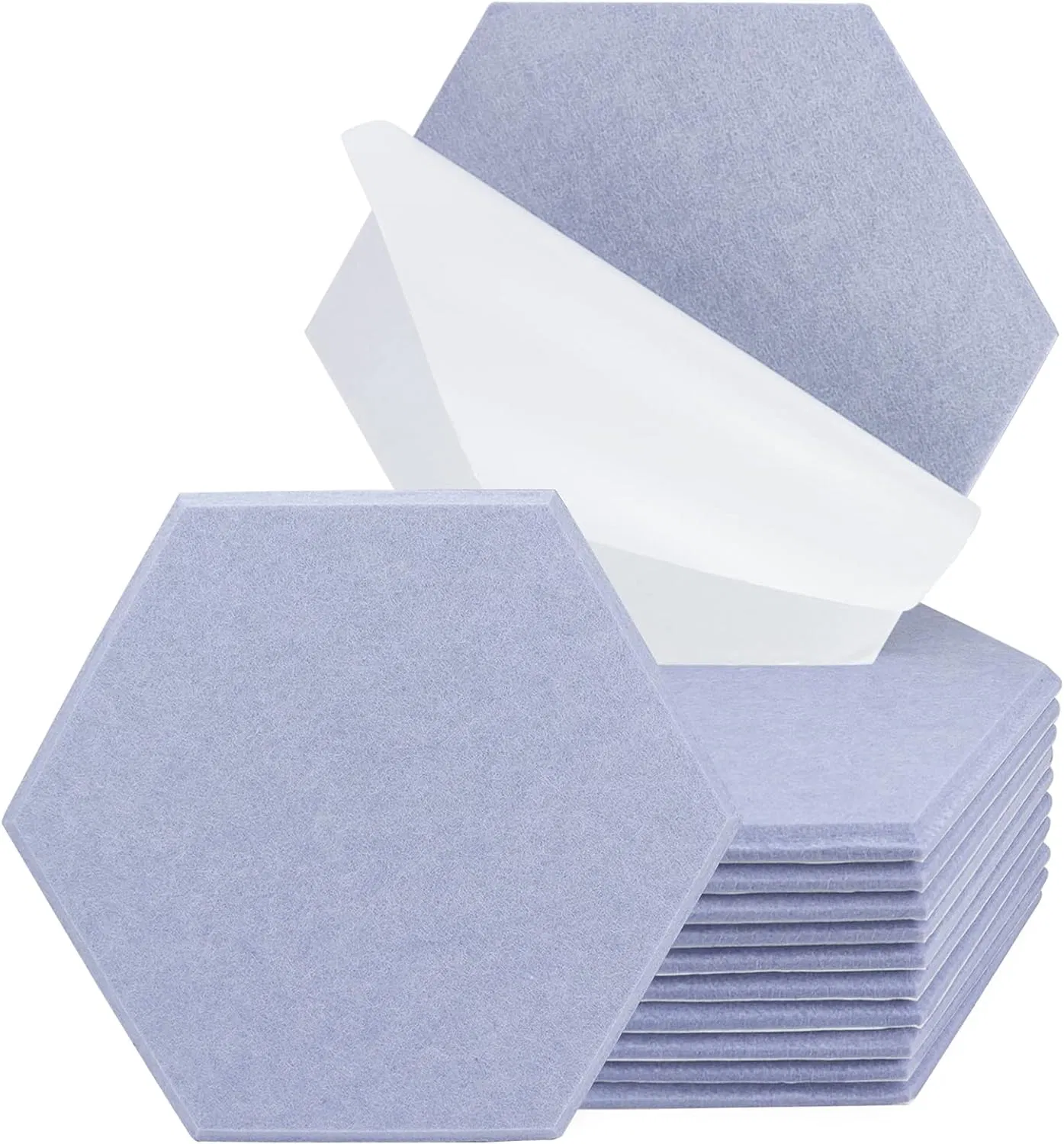 Polyester Acoustic Diffuser Panels - Noise Reduction 3D Wall Covering