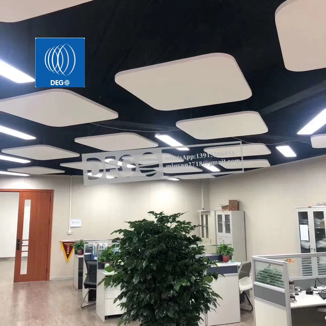 Acoustical Hanging Ceiling/Fiberglass Acoustic Clouds Sound Absorption Ceiling Panels