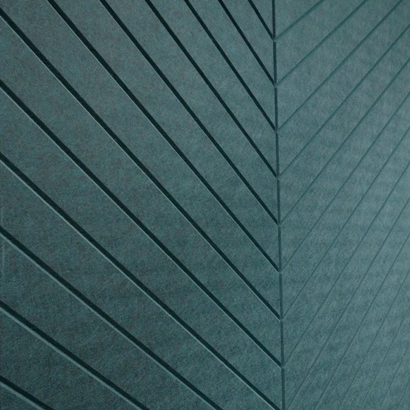 Color Block Polyester Fiber Acoustic Panel Wall Art for Interior Decor Use