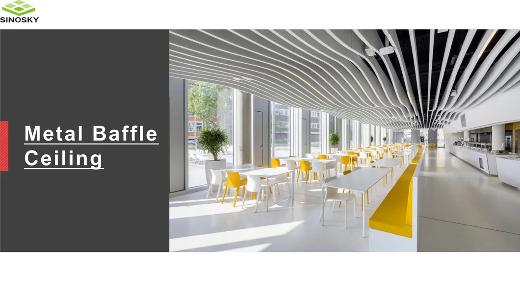 Aluminum Profile Baffle Ceiling System