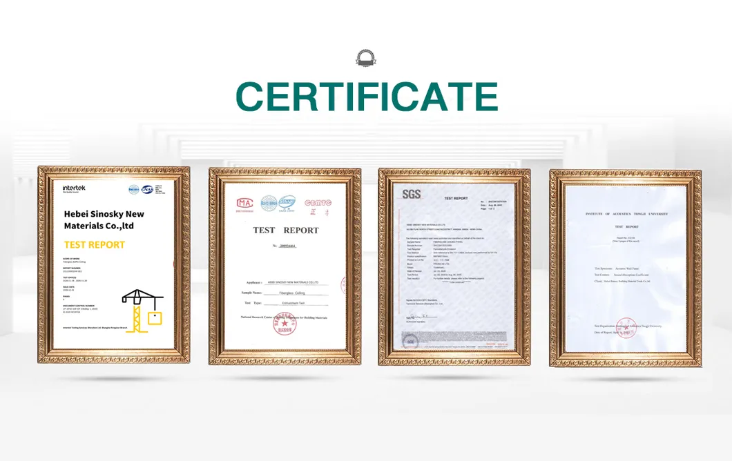 Certificates
