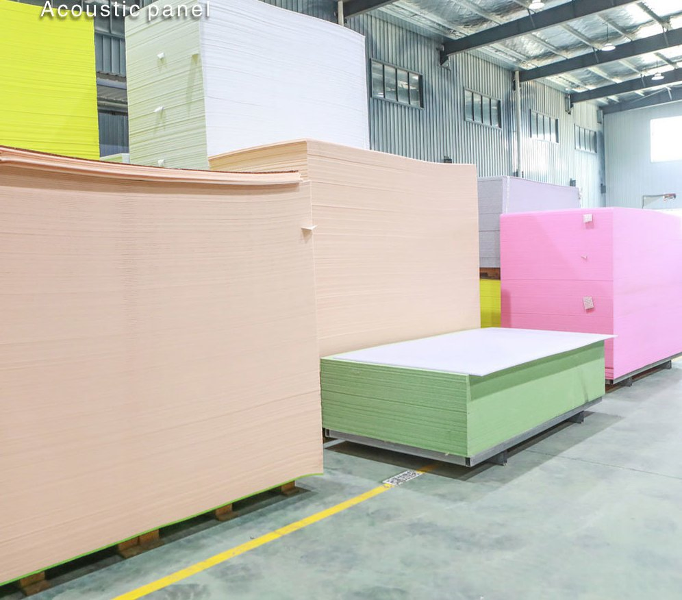 Decoration Material Foam Proofing Customized Sound Absorbing Polyester Fiber Panel