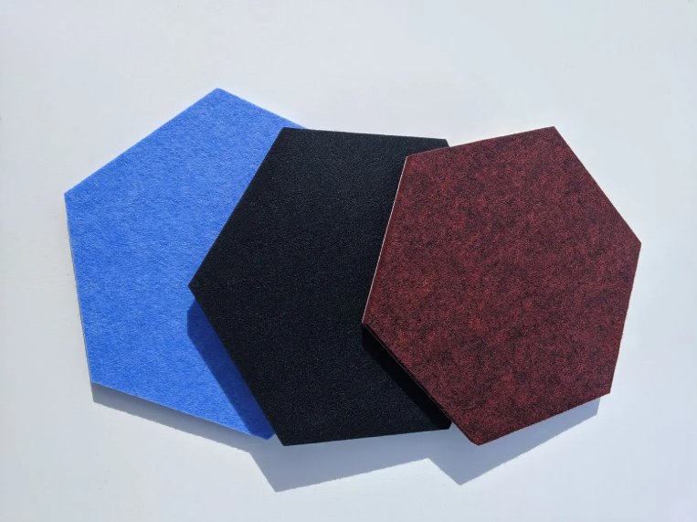 High-Quality Hexagonal Wood Polyester Hexagonal Sound Insulation Board Decorative Sound Insulation Board