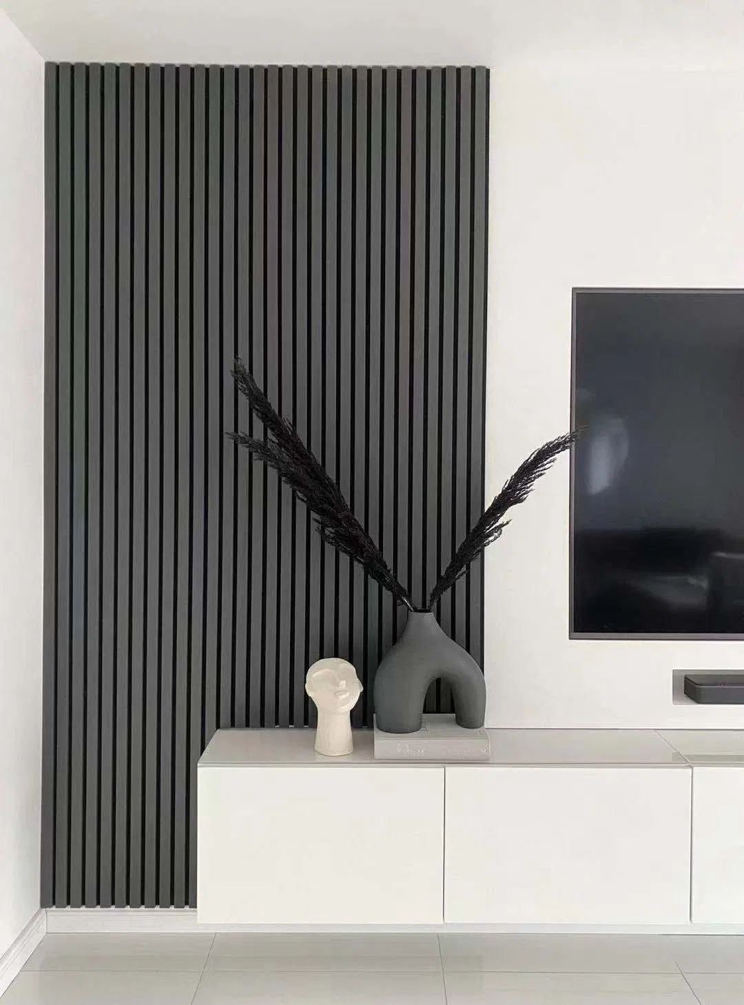 E0 Perforated Wooden Panels Customized Acoustic Diffuser Sound Absorbing Board