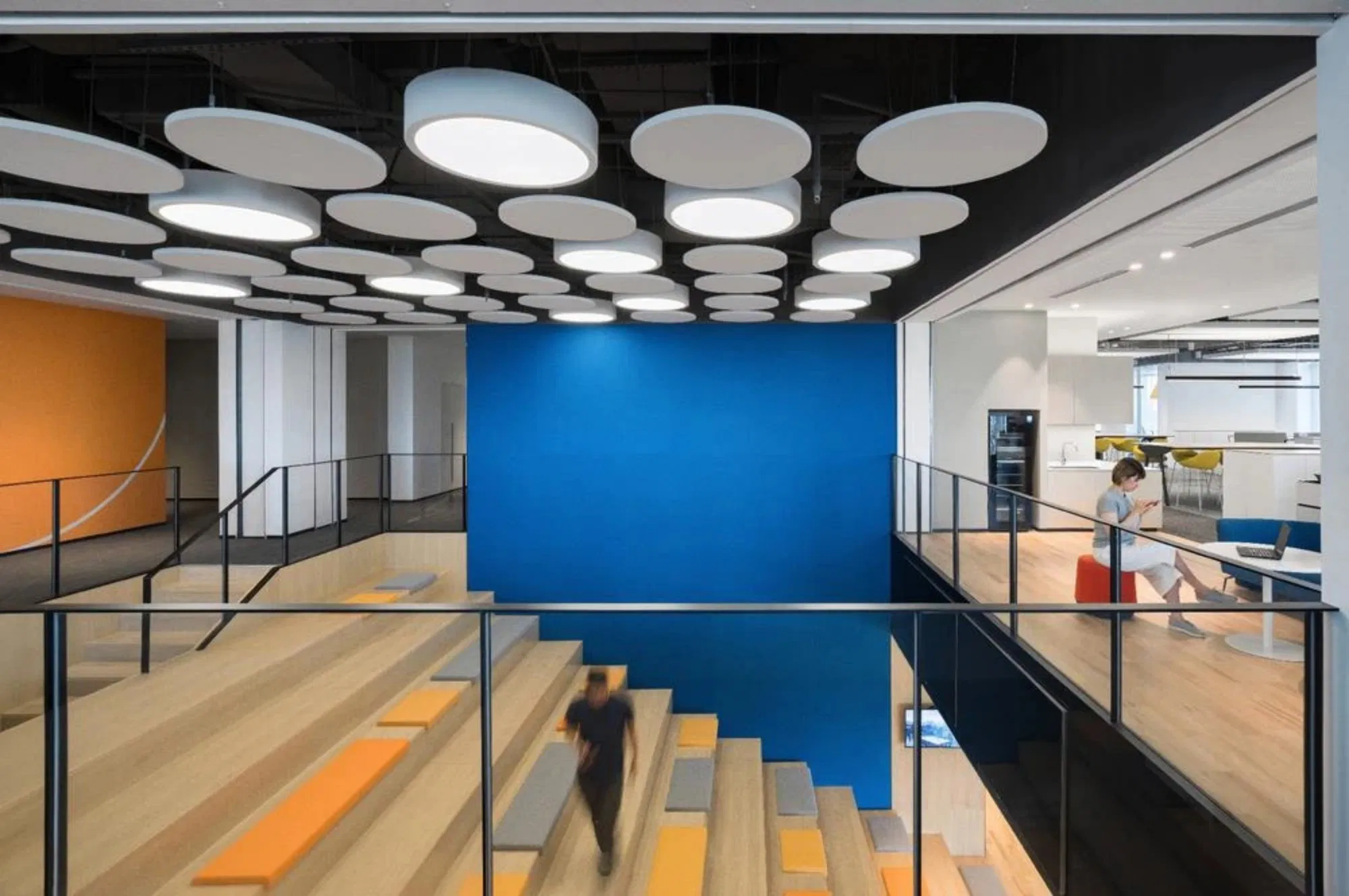 Suspended Ceiling Panels Thickness 40mm Acoustic Sound Absorbing Cloud Boards Hanging System for Office