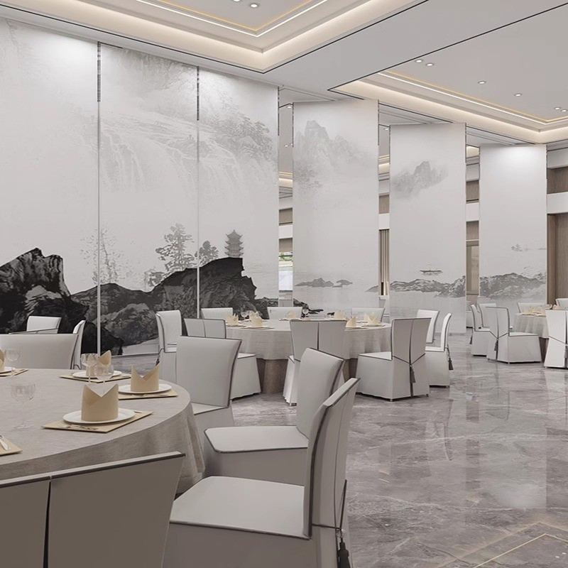 Office Partition Top Hanging Acoustic Room Dividers Conference Folding Movable Partitions Price