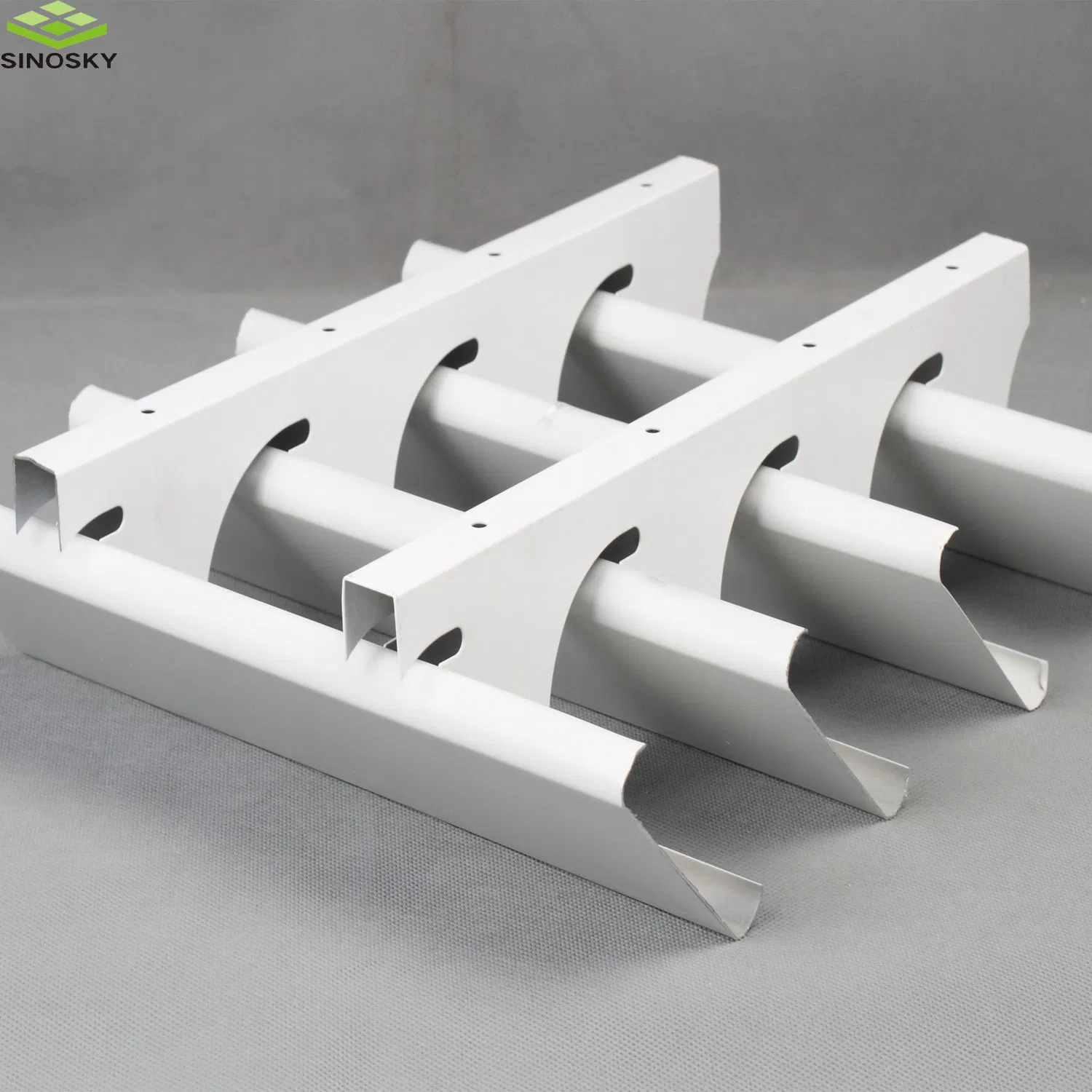 Aluminum 84R Sun Louvre System for Building Facades/Exterior Shutter