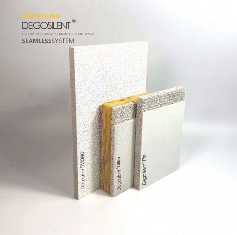 Smooth Ceiling Panels Seamless Acoustic System Fibre Glass Sound Absorbing