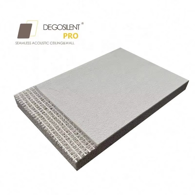 Smooth Ceiling Panels Seamless Acoustic System Fibre Glass Sound Absorbing