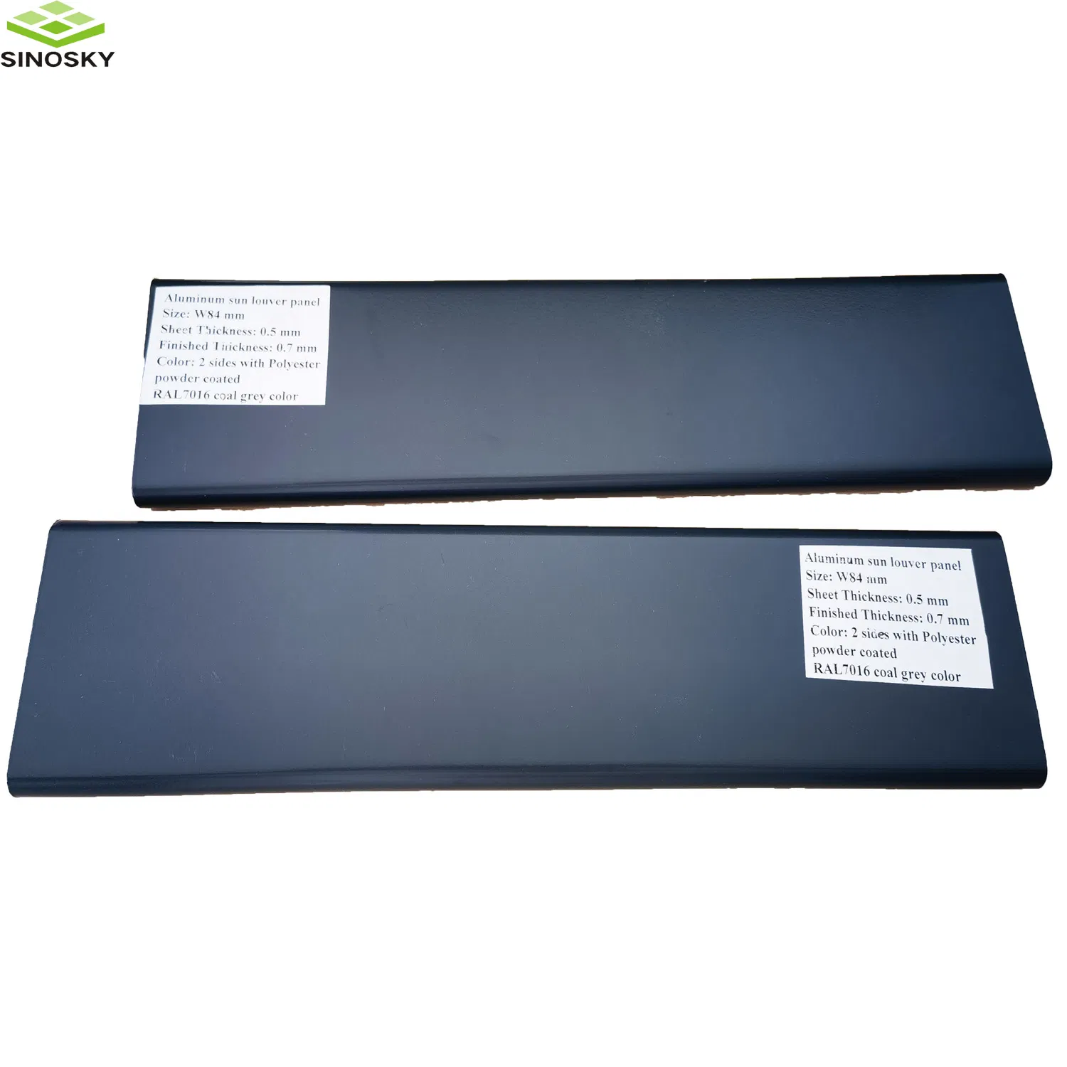 Aluminum 84R Sun Louvre System for Building Facades/Exterior Shutter