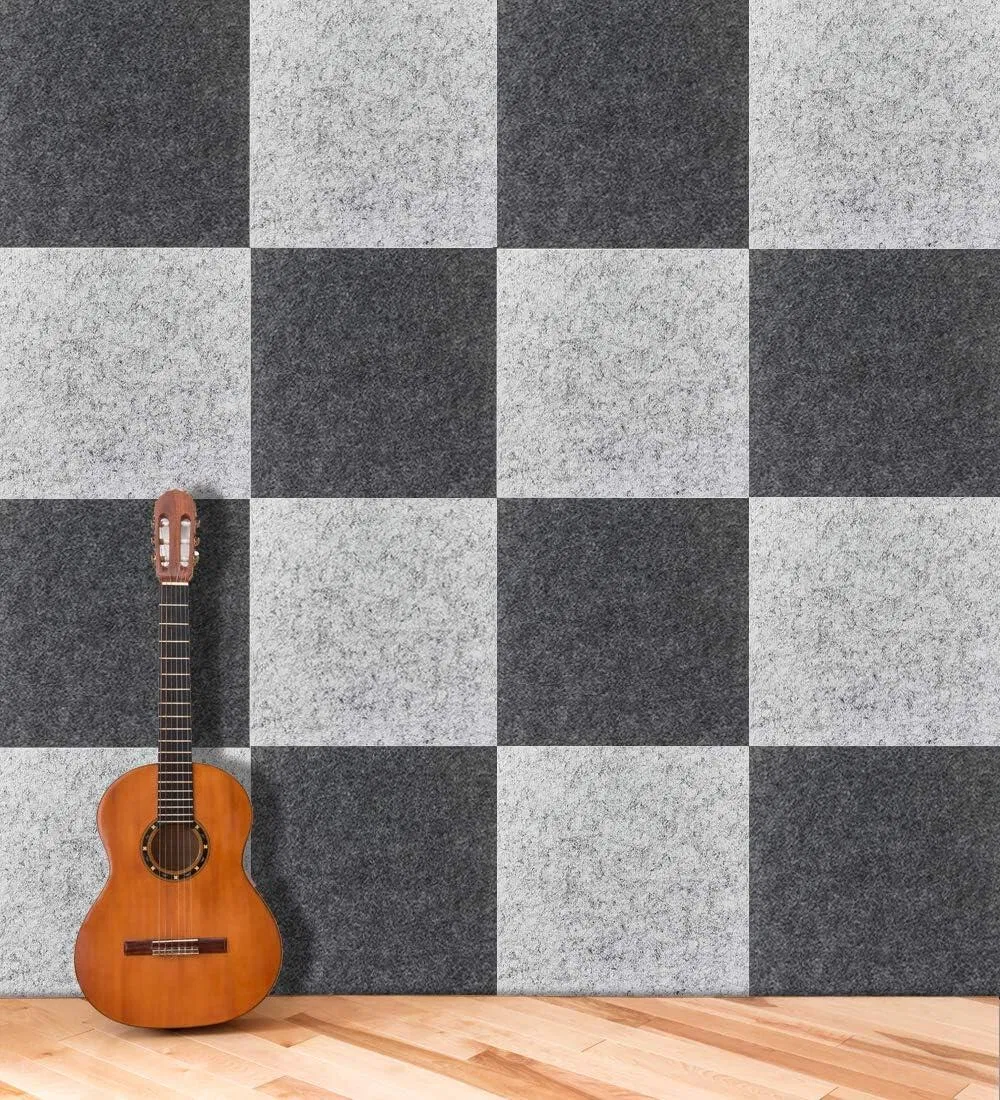 Indoor Decorative Soundproof Wall Acoustic Panels Sound Absorbing Foam Polyester Acoustic Panel