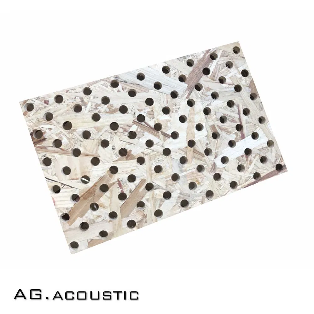 AG. Acoustic Free Sample Decorative Material Perforated Wooden Wall Panels