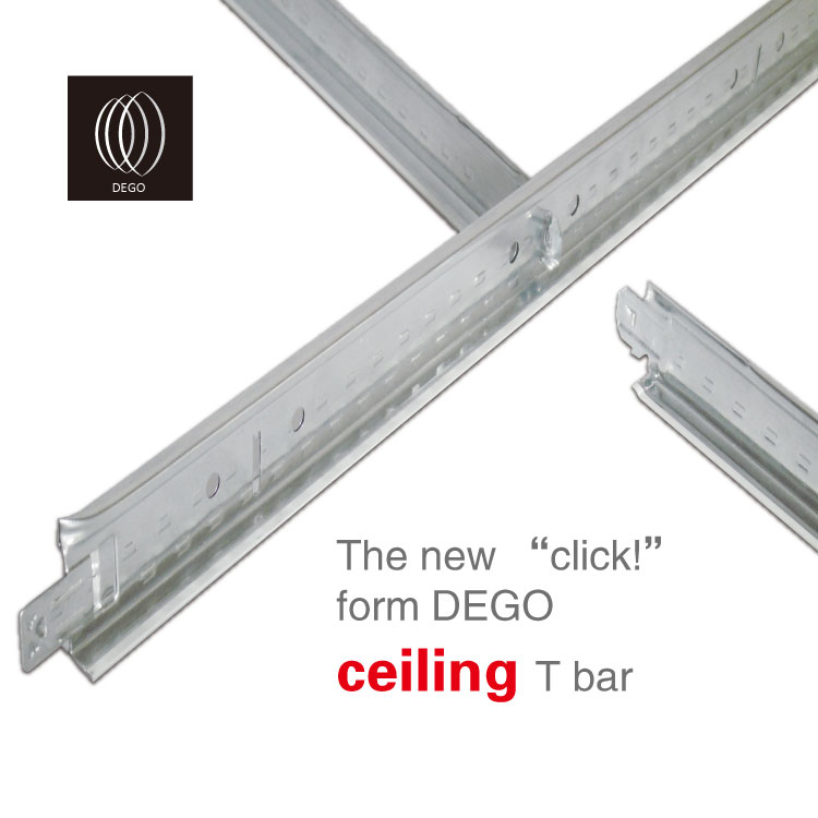 Manufacturer High Quality False Ceiling Material Black Line Ceiling T Grid for Interior Decoration New Building Materials T Bar