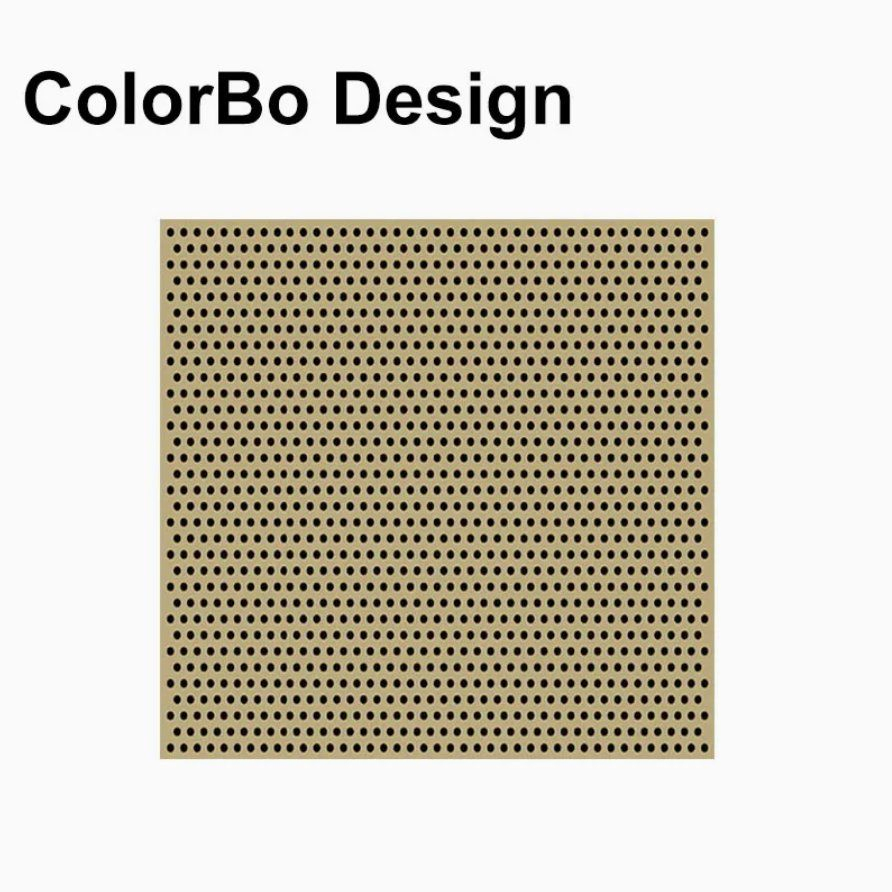 Stylish Perforated Wood Panels for Acoustic Sound Control