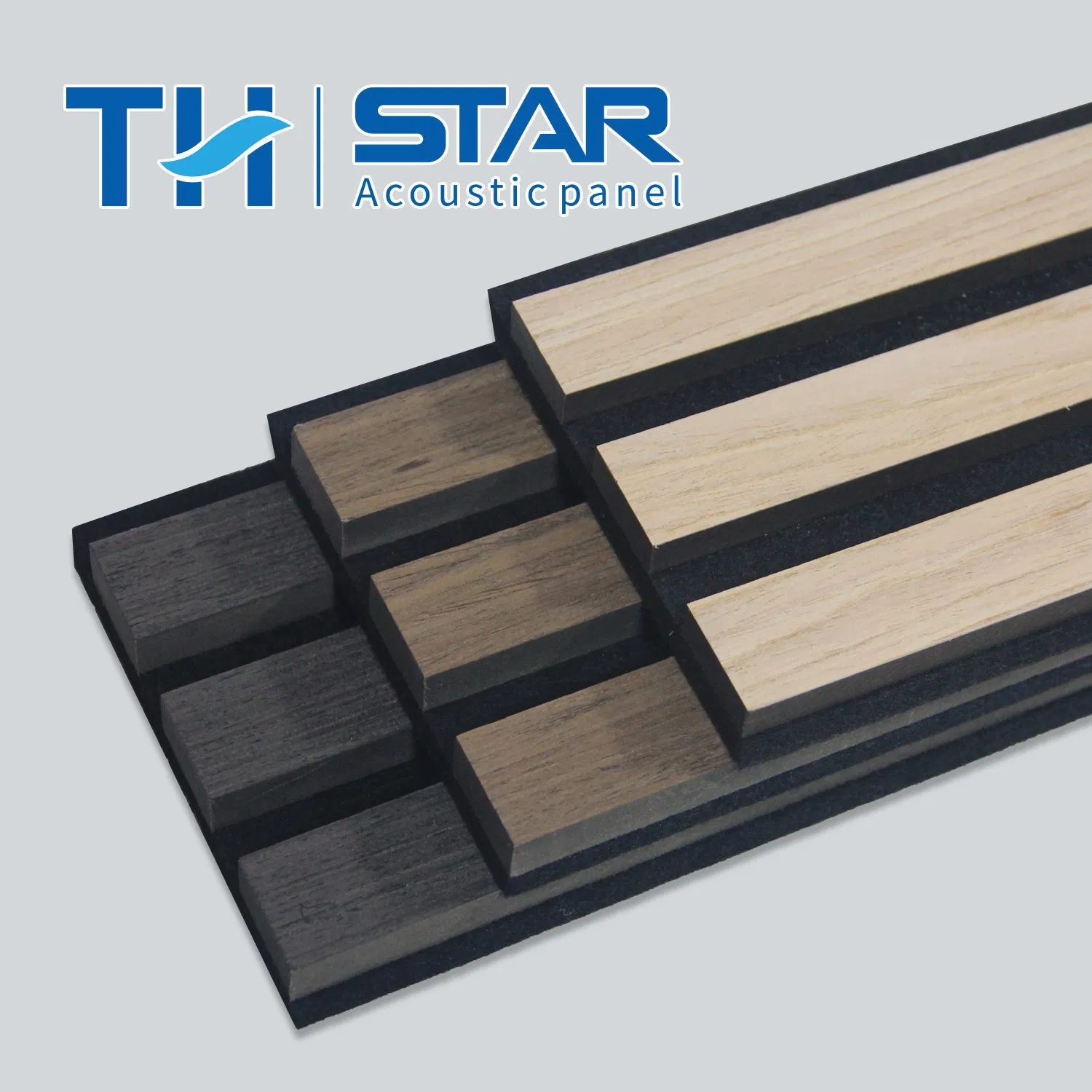Customize Soundproof Panel Wooden Wall Diffuser Soundproofing Oak Slat Acoustic Panels