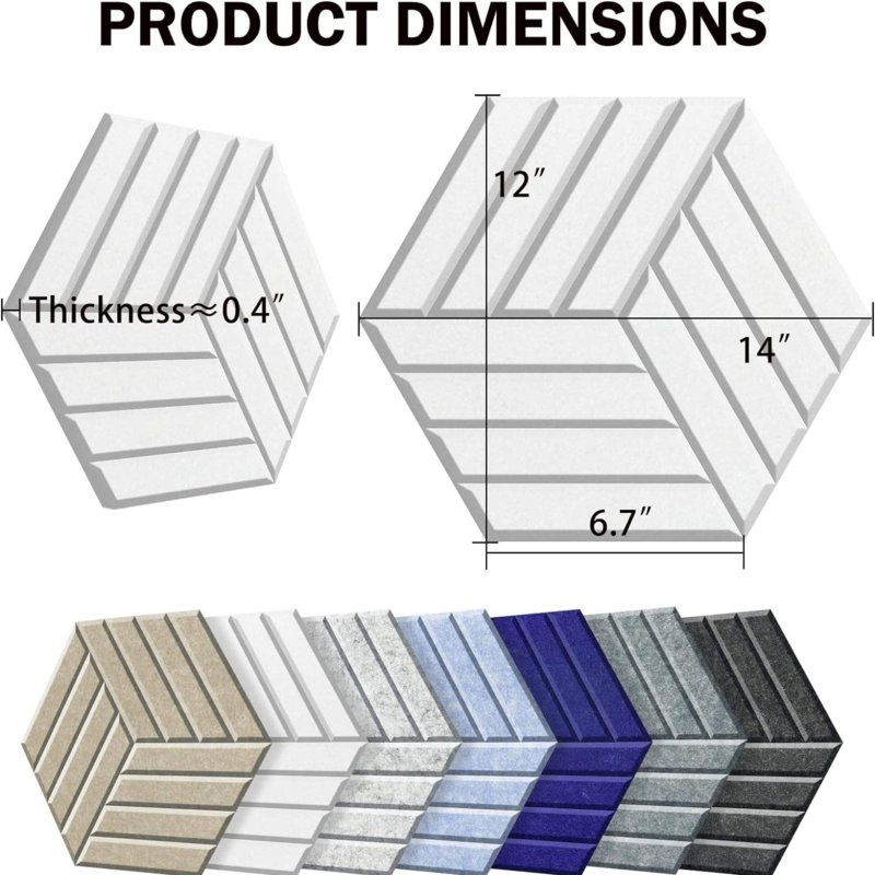 Eco-Friendly Polyester Fiber Acoustic Wall Panel Sound Absorbing Wall and Ceiling Panel
