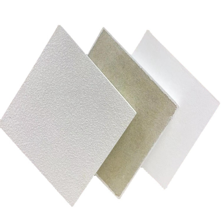 High Quality Sound Absorption Acoustic Rockwool Suspended Ceiling Insulation Panel