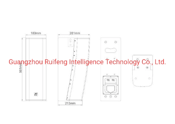 New Professional Coaxial Line Array Column Speaker 20PCS Driver Unit PA System with L16-Ci