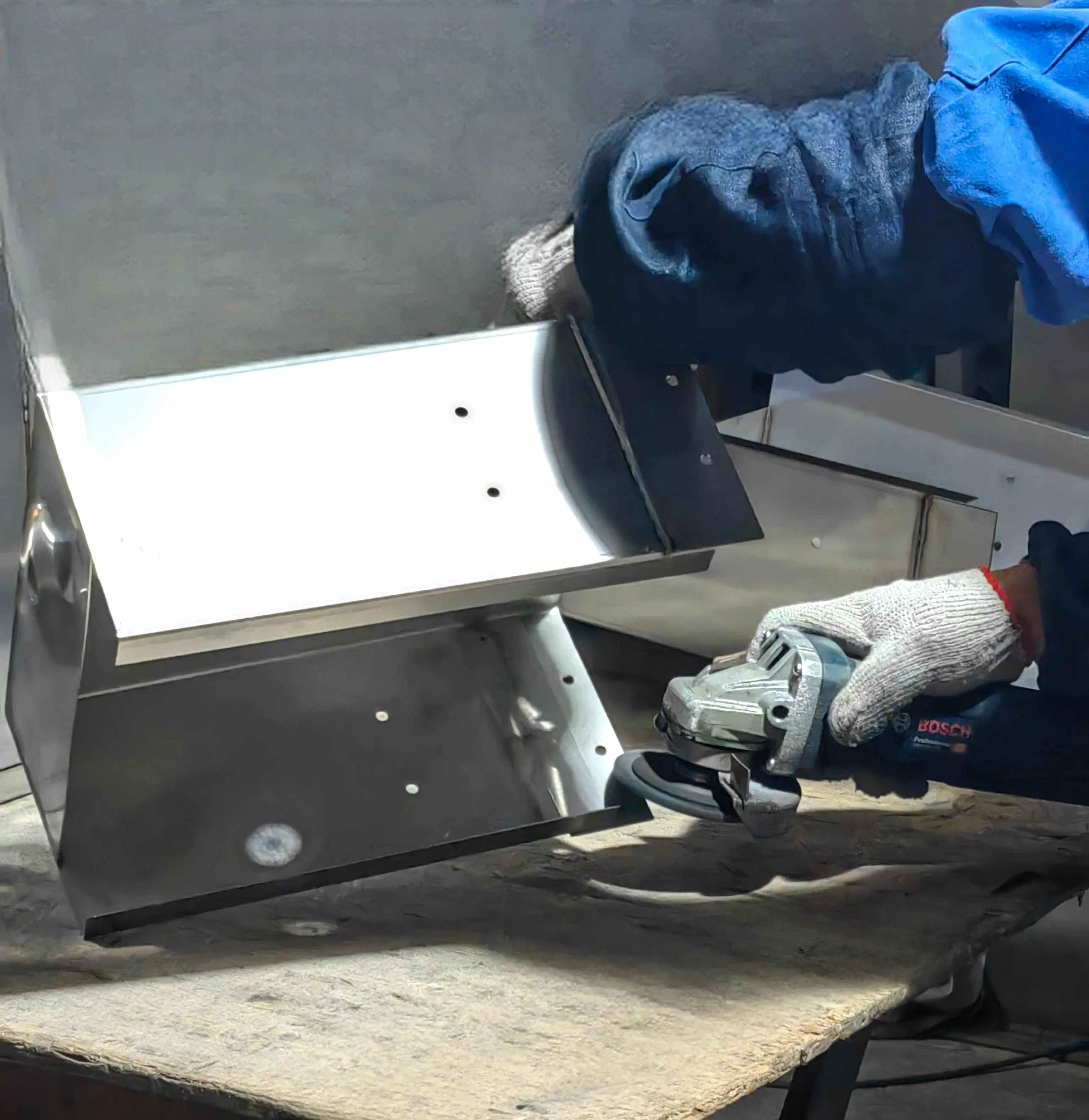 Grinding and polishing