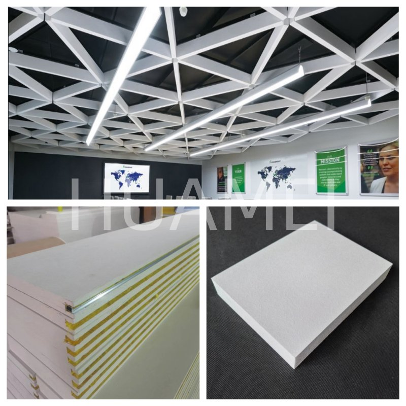Eco-Friendly Soundproof Fiberglass Hanging Suspended Acoustic Ceiling Baffle for Office Building
