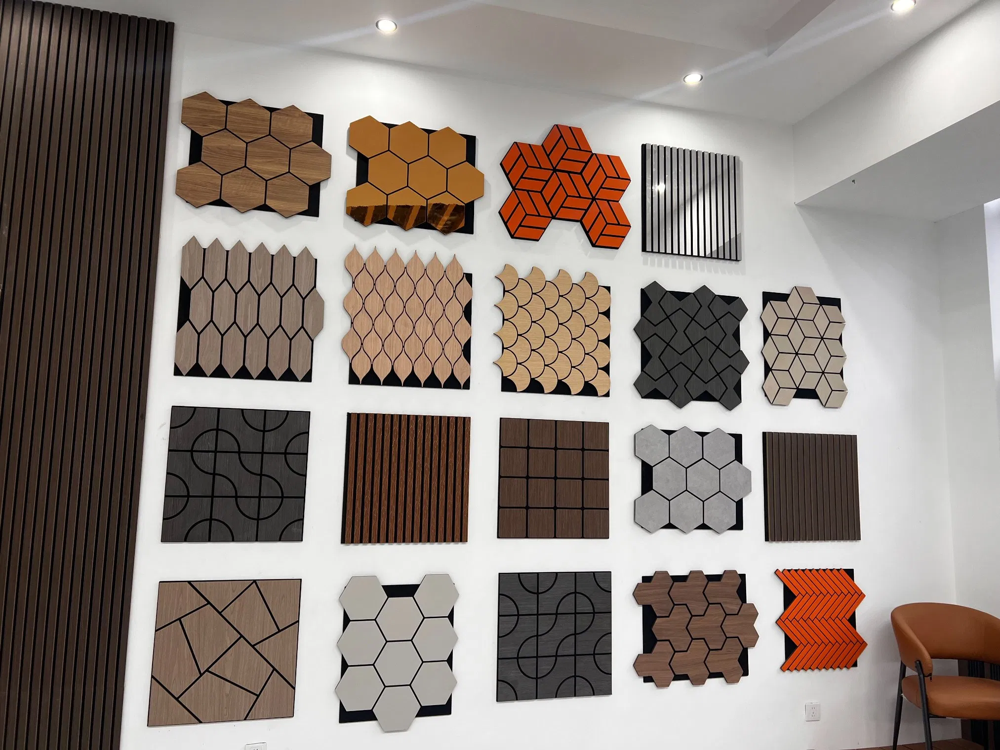Custom Acoustic Wooden Wall Panels Soundproof Wood Slats Acoustic Panel Acoustic Diffuser Panels for Wall