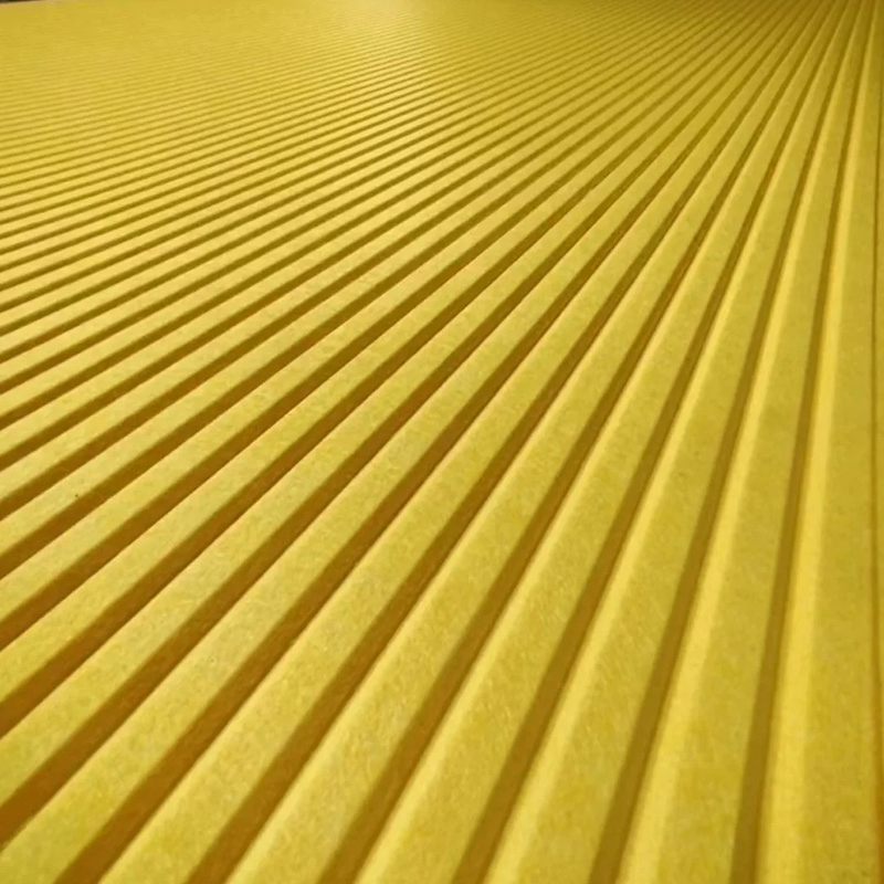 Color Block Polyester Fiber Acoustic Panel Wall Art for Interior Decor Use