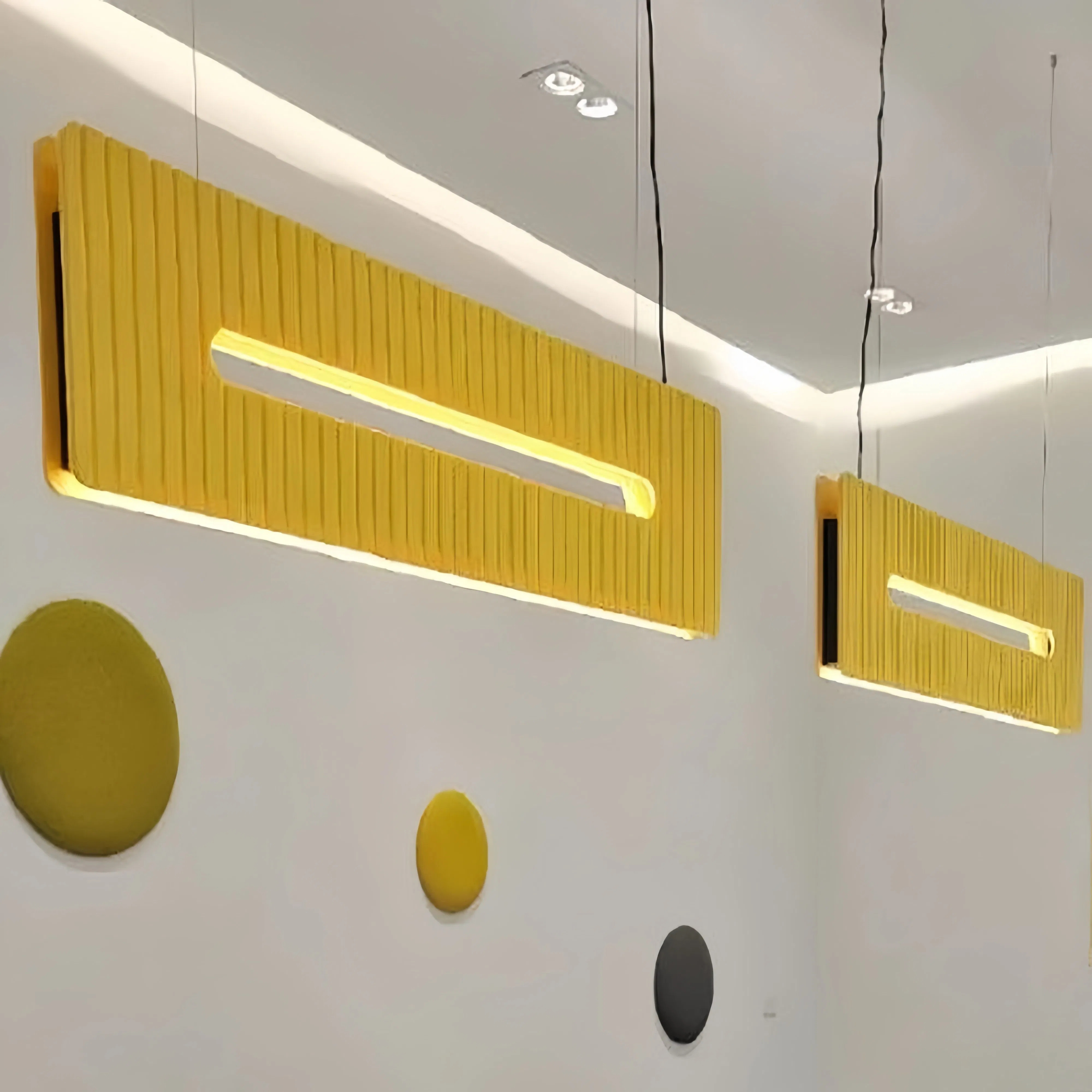 Heavy-Duty Pet Felt Acoustic Ceiling Panels for High Impact Areas Industrial Settings Workshops Manufacturing Facilities Durable Noise Control