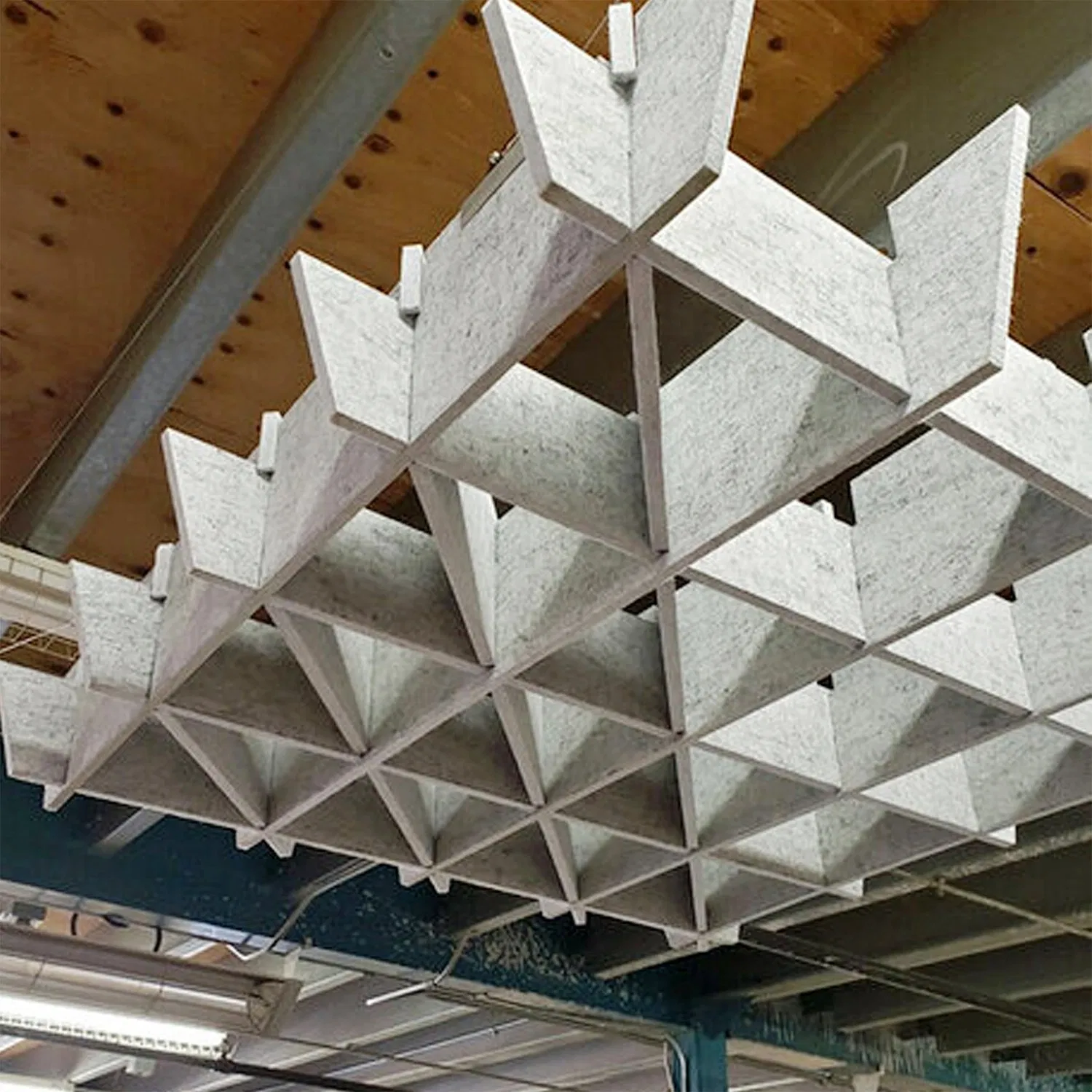 3D Ceiling Baffles Sound Absorption Clouds Suspended Acoustic Solutions Round Hanging Acoustic Panels