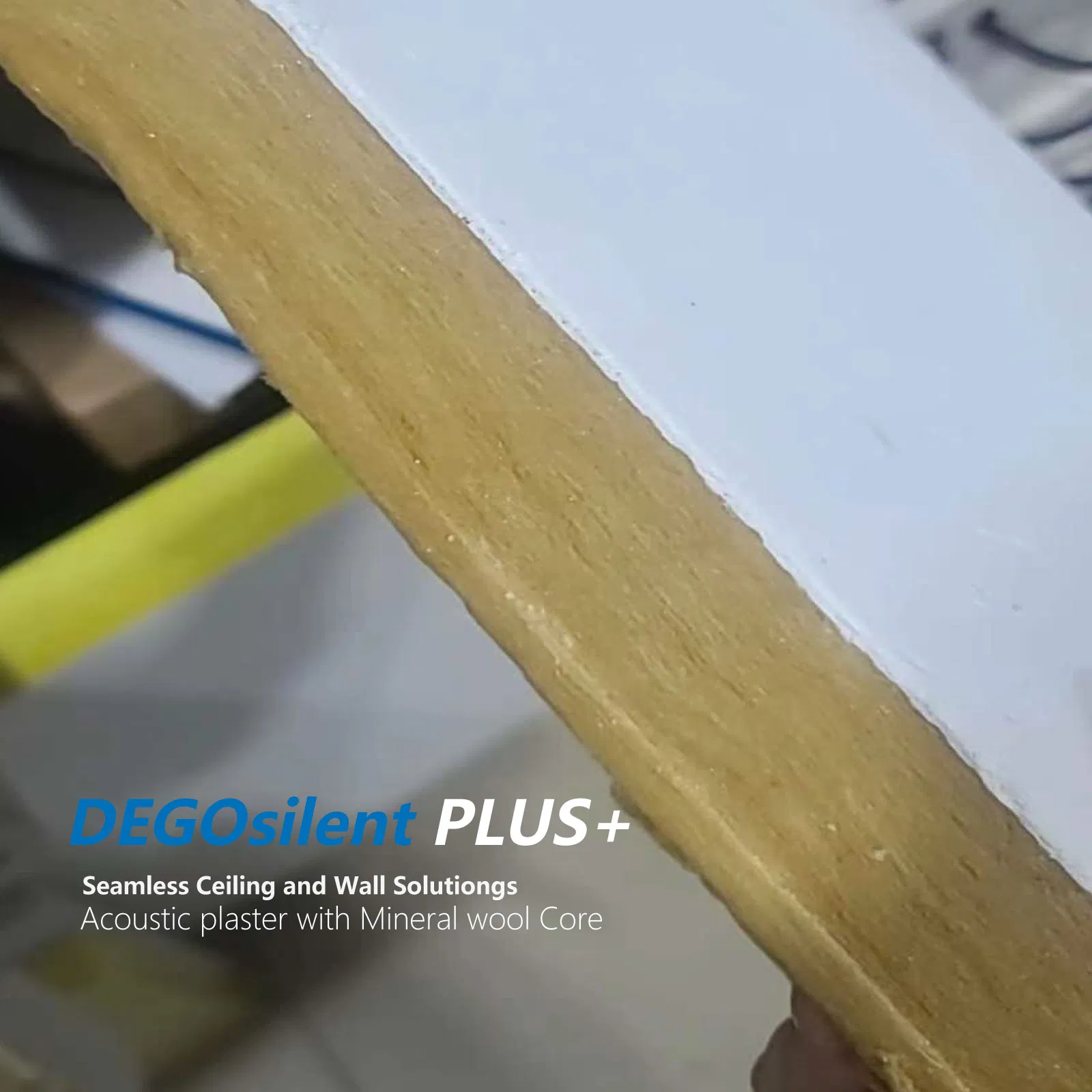 Mineral Wool Ceiling Panels Acoustic Plaster Seamless Sound Absorption Ceiling System