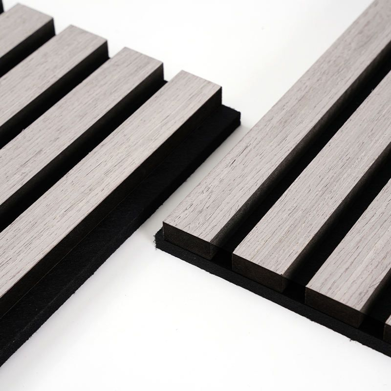 Slat Wood Panel MDF Composited Acoustic Wall Deco Panel Linear Timber