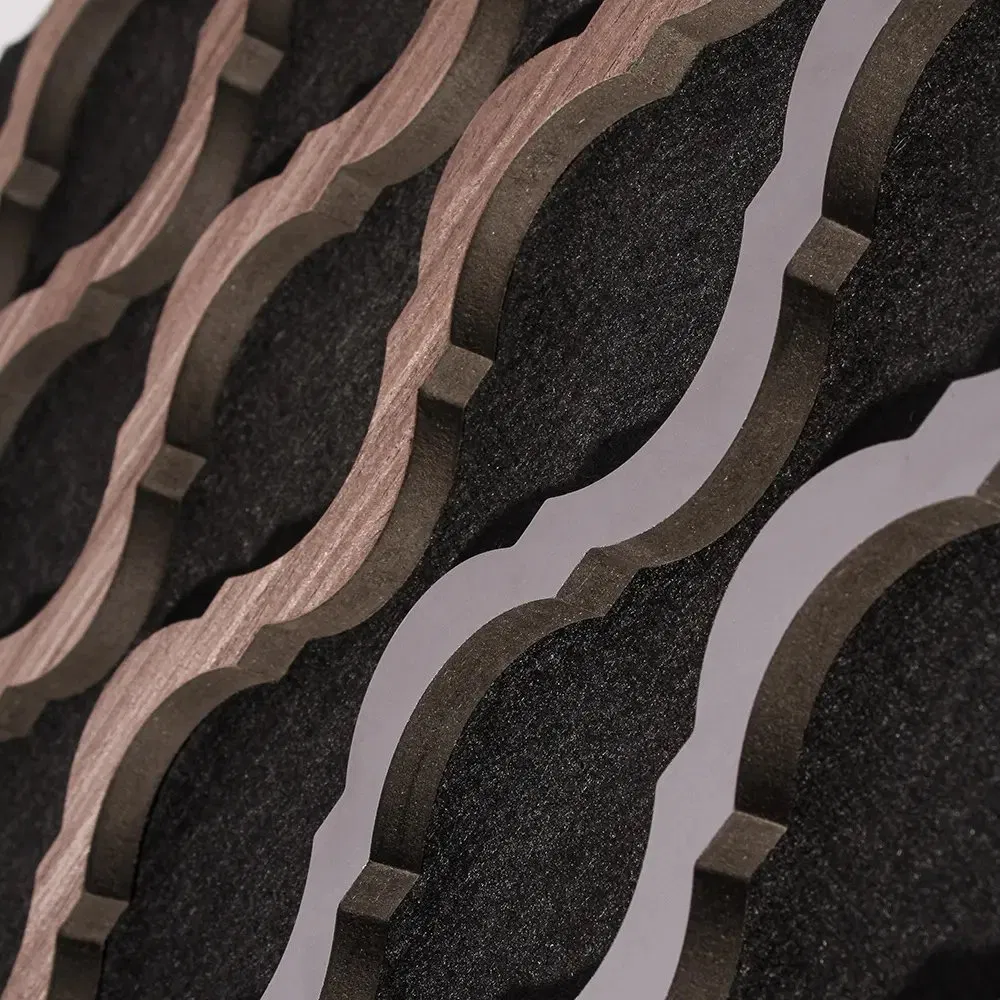 2024 New Trends Modern 60*60 Foam Acoustic Panel Sound-Absorbing Wall Panels for Hotels 3D Model Design with Carton Packaging