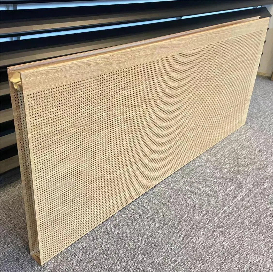 Acoustic Baffles Ceiling Baffle False Ceiling Designs Aluminum Profile Sound-Absorbing Baffle Ceiling System