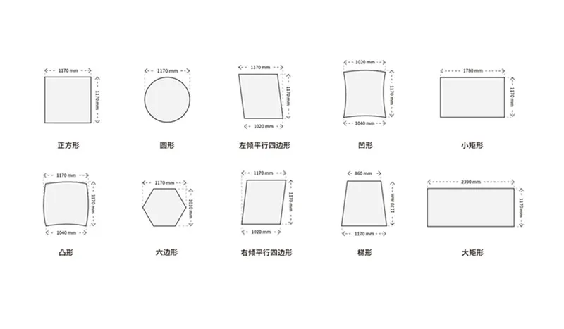 Acoustic Panel Shapes