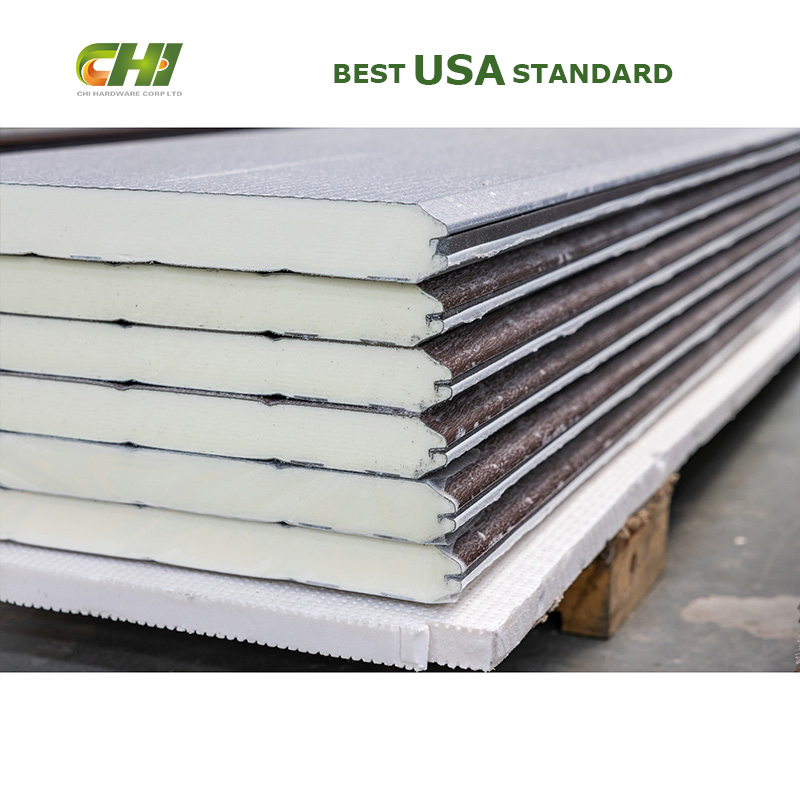 Aluminum Composite Paneles Sandwich Seccional Grage Door Groove Acoustic Panel