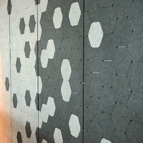 Noise Control Efficiently Sound Control Doors Decorative Polyester Acoustic Panels