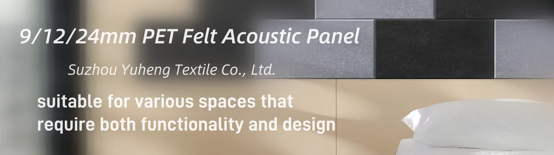 PET Felt Fabric Acoustic Panel