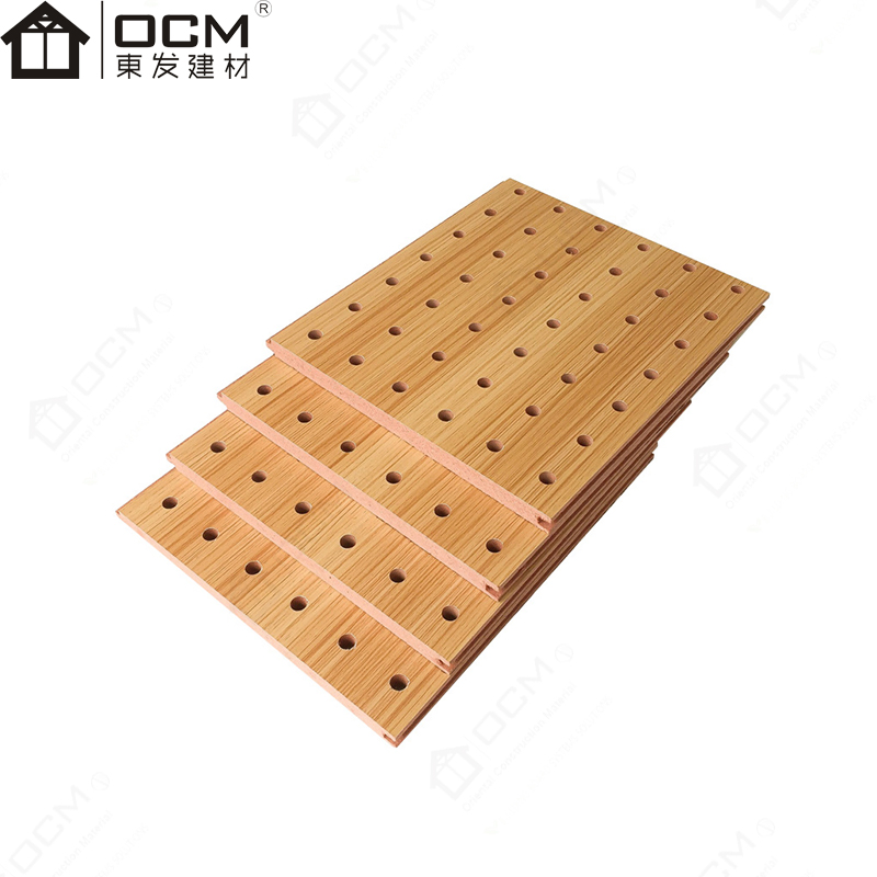 Wood Diffuser Sound Proof Absorption Wall Noise Reduction Perforated Acoustic Panel