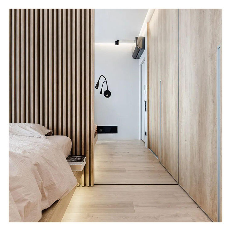 Fire Retardant Sound Proof Wood Veneer MDF Perforated Wooden Slats Acoustic Panel