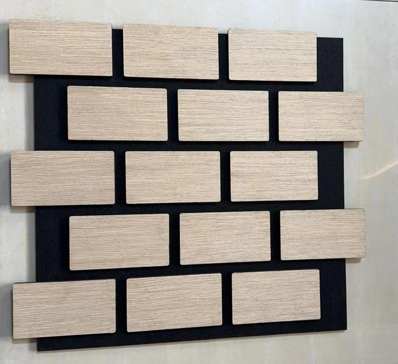 Factory Price New Design House Noise-Reduction Home Decor Interior Decorative 3D Wood Acoustic Wall Decoration Panel for Bedroom Livingroom Hotel Theatre