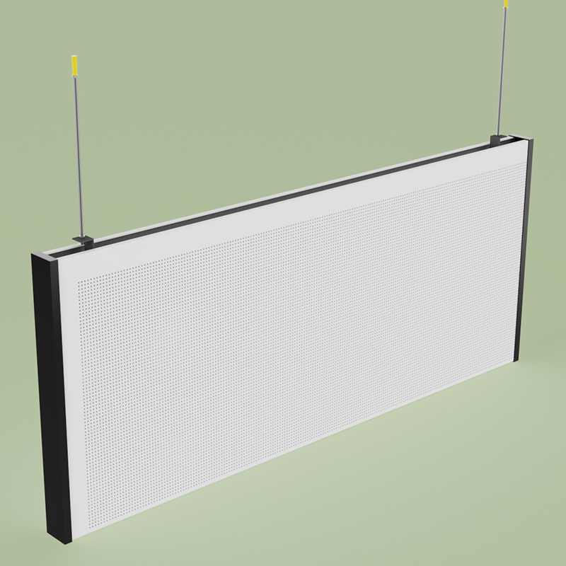 Acoustic Baffles Ceiling Baffle False Ceiling Designs Aluminum Profile Sound-Absorbing Baffle Ceiling System