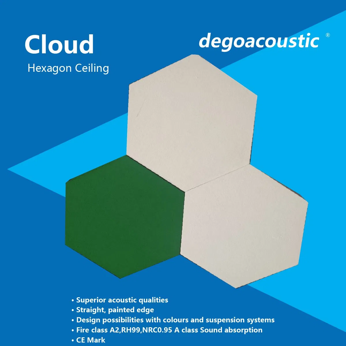 Custom Colours Top China Supplier 2X4 Sound Proof Acoustic Clouds Custom Colours