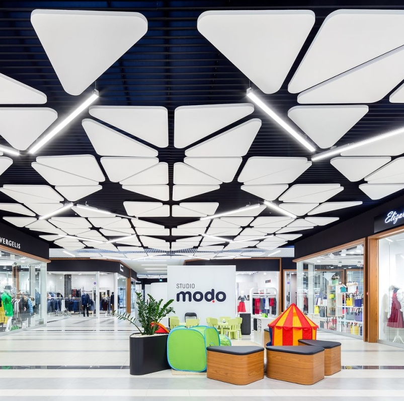 Triangle Ceiling Panel Acoustic Ceiling Hanging Panels Acoustic Suspended Clouds