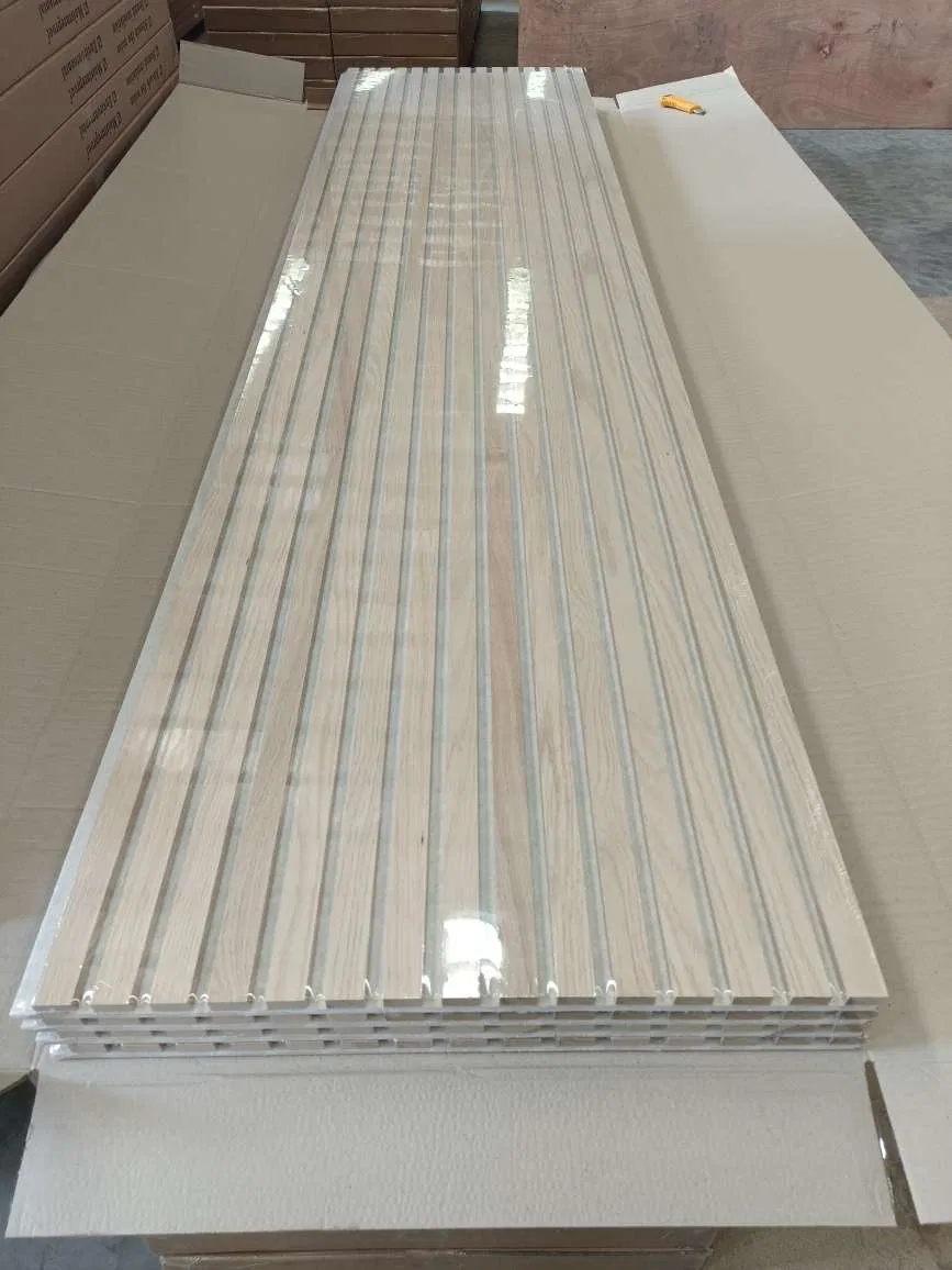 Decoration Material Acoustic Bamboo Wall Foam Ceiling Perforated Sound Absorbing Fabric Wooden Panel