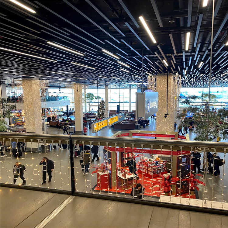 Fashione Baffle Ceiling Design Aluminum Combi-Line Architectural Ceiling System