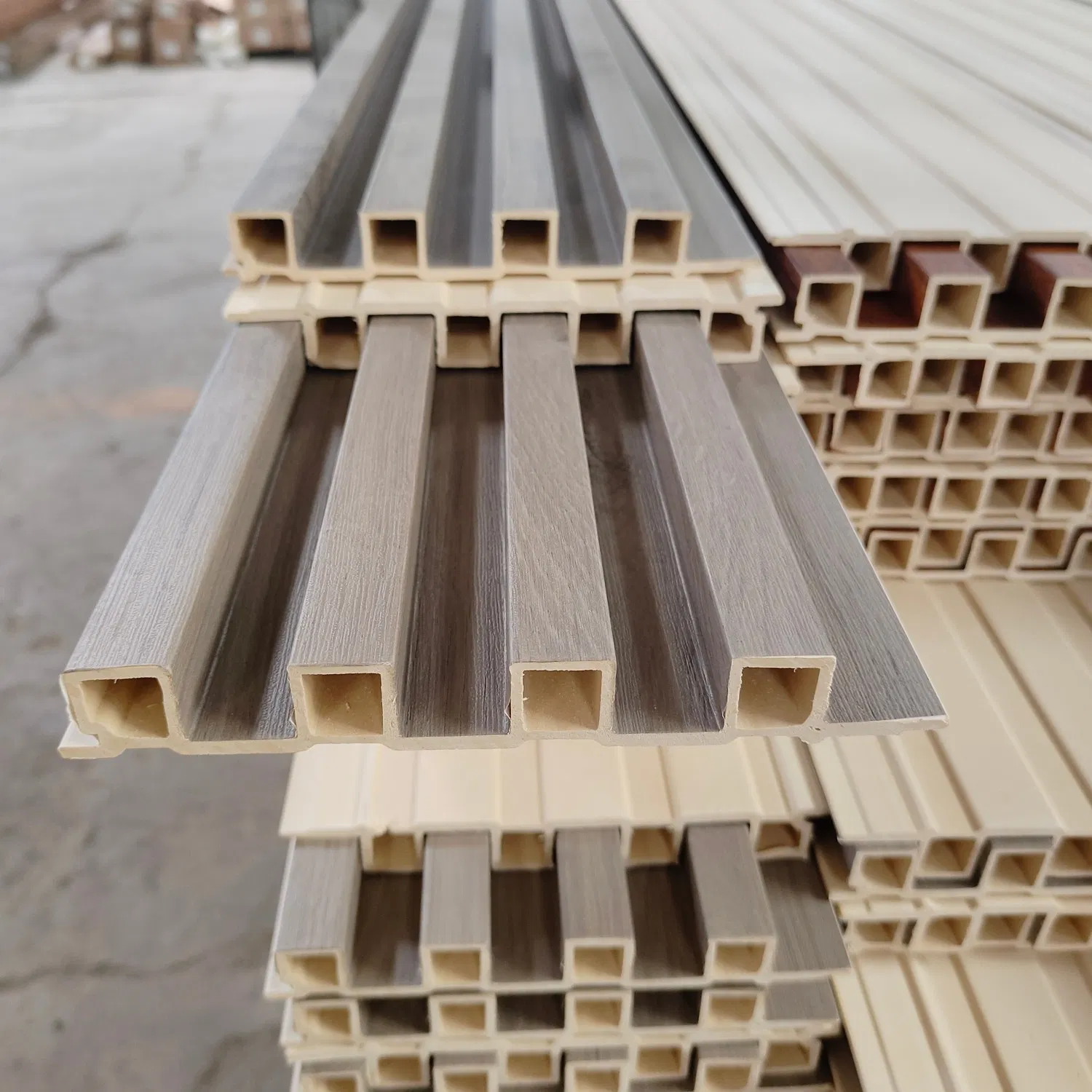 2400mm Indoor WPC Wall Acoustic Panels Soundproof Perforated Wood Acoustic Panel Studio