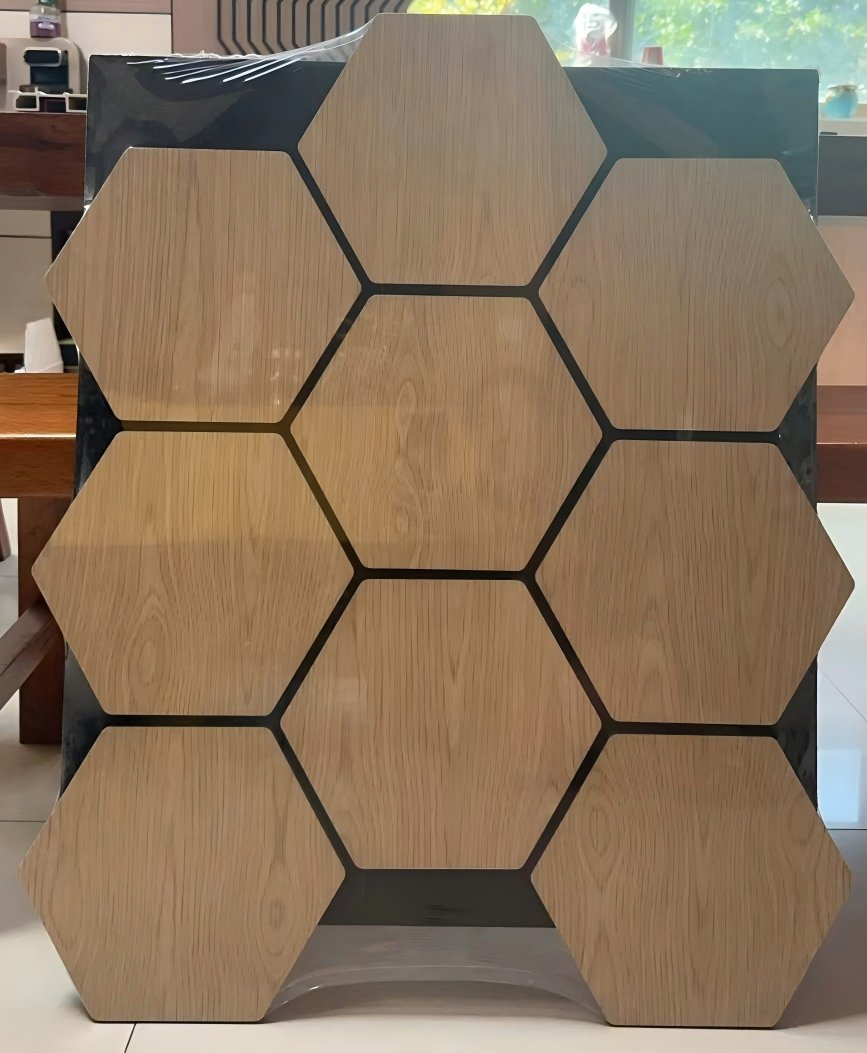 Factory Price New Design House Noise-Reduction Home Decor Interior Decorative 3D Wood Acoustic Wall Decoration Panel for Bedroom Livingroom Hotel Theatre