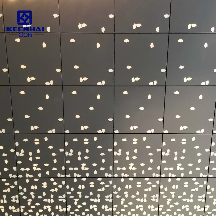 Shopping Mall Lay in Ceiling Decorative Suspended Aluminum False Ceiling Perforated Aluminum Board System Ceiling