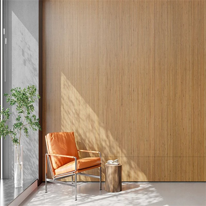 Eco-Friendly Easy Install Fireproof Bamboo Wall Panels Perforated Acoustic Soundproof Wall Panel
