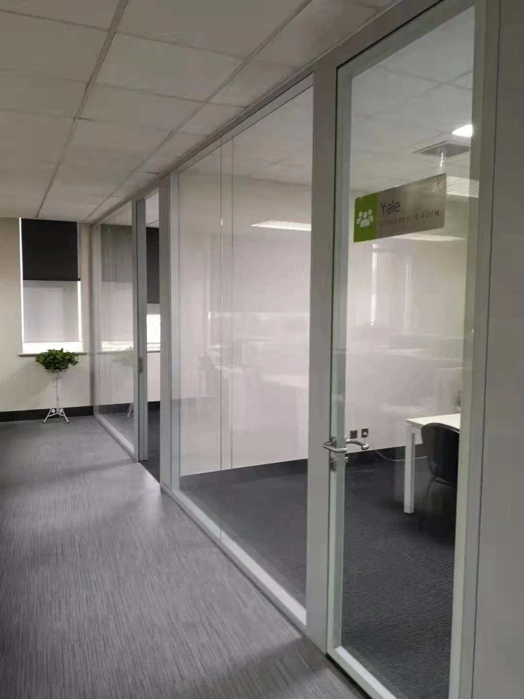 Factory Customization Decoration Full Height Acoustic Office Glass Partition Wall